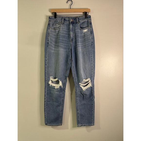 American Eagle distressed mom jeans size 6 - Picture 1 of 7